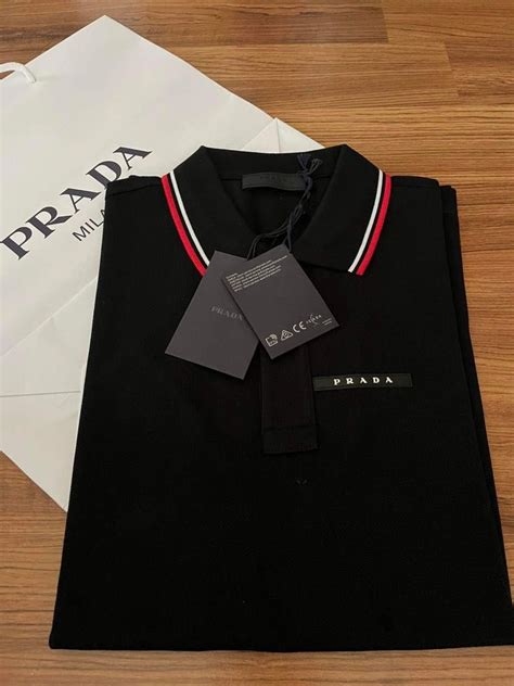 prada anchor t shirt|prada polo shirt men.